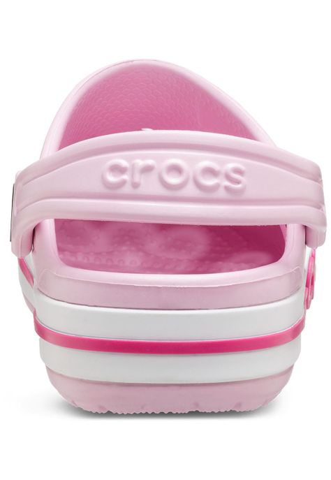 Zueco Crocs Niña Bayaband Clog Rosa-7