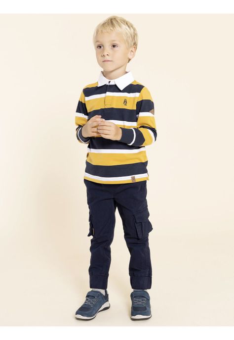 Pantalon Skout Niño Azul-1
