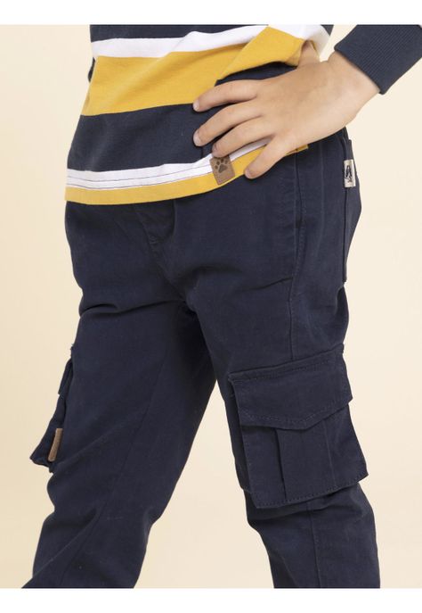 Pantalon Skout Niño Azul-3