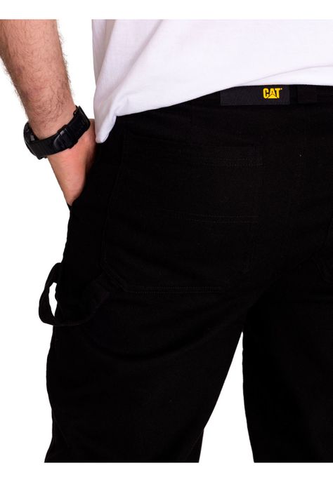 Pantalón Hombre Twill Carpenter Straight Negro-5