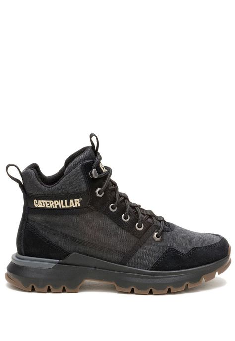 Zapatilla con Caña Colorado Sneaker Mujer Negra-1