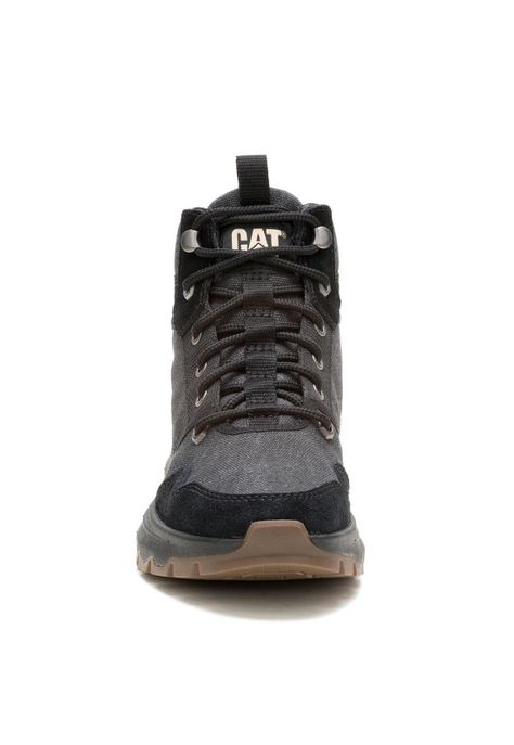Zapatilla con Caña Colorado Sneaker Mujer Negra-4