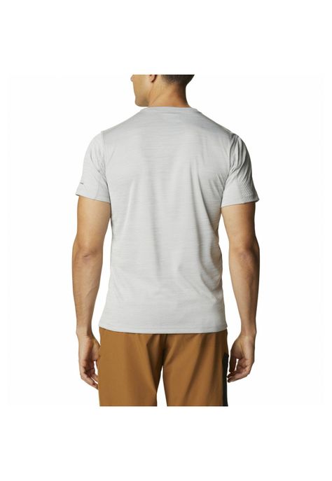 Polera M/C Hombre Zero Rules Short Ss Polyester Gris-3