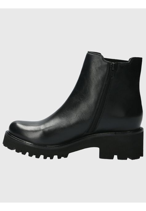 Botín Cuero Mujer Cassia Negro-5