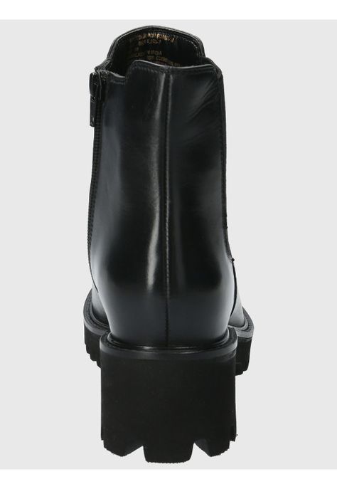 Botín Cuero Mujer Cassia Negro-6