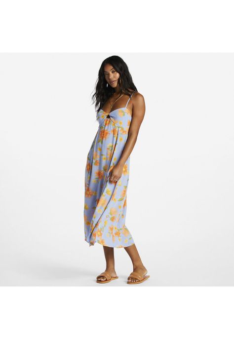 Vestido Last Sunset Wvdr Celeste Mujer-1
