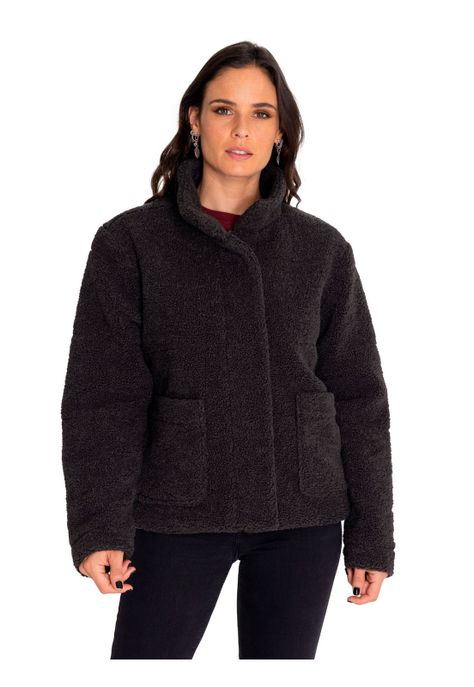Polar Mujer Insulated Full Zip Teddy Jacket Negro-0