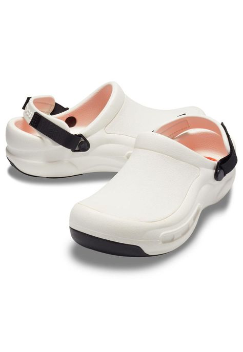 Zueco Crocs Mujer Bistro Pro Work Ltr Blanco-3