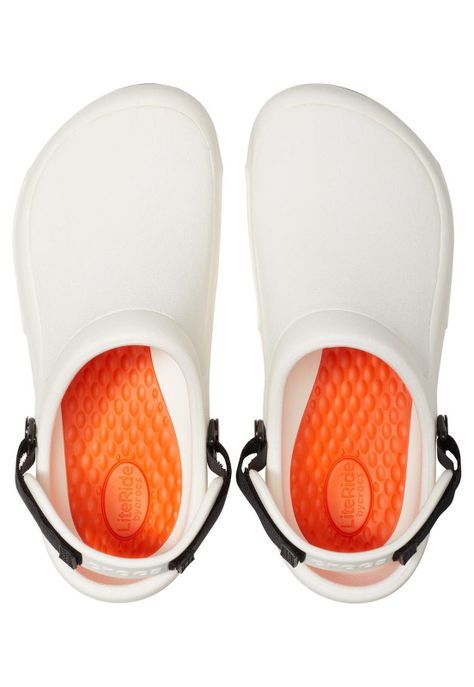 Zueco Crocs Mujer Bistro Pro Work Ltr Blanco-4