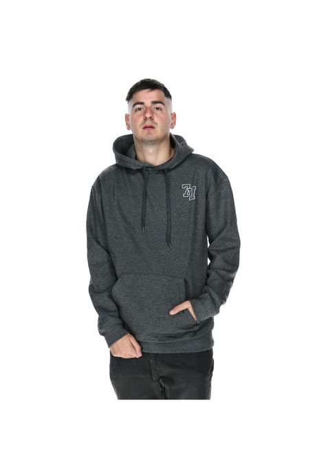 Polerón Unisex Varsity Gris -0