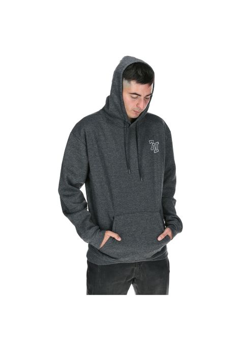 Polerón Unisex Varsity Gris -3