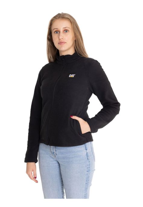 Polar Mujer Microfleece Full Zip Negro-0