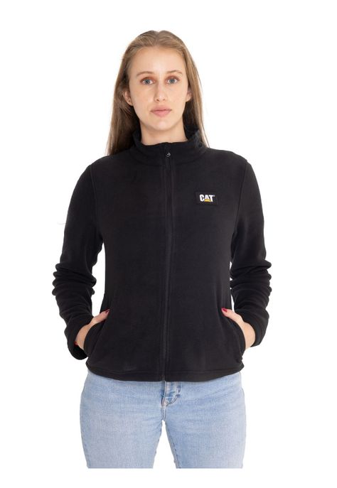 Polar Mujer Microfleece Full Zip Negro-3