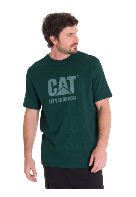Polera Casual Do The Work Unisex Verde Oscura-0