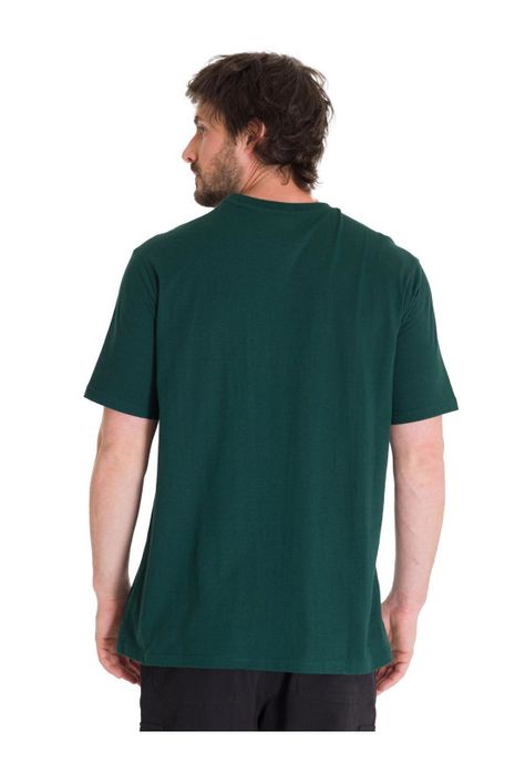 Polera Casual Do The Work Unisex Verde Oscura-3
