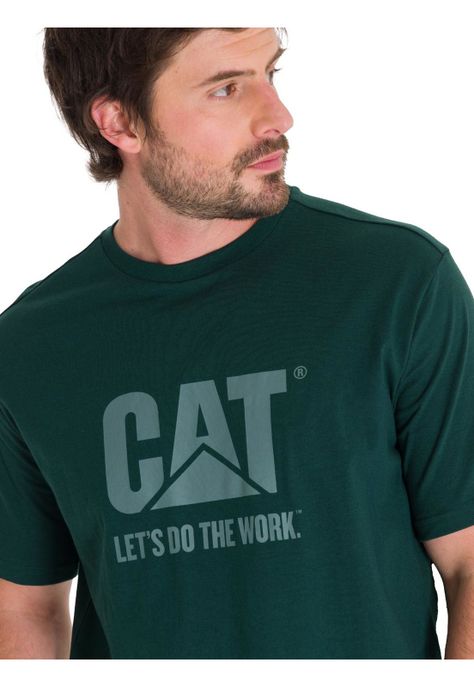 Polera Casual Do The Work Unisex Verde Oscura-4