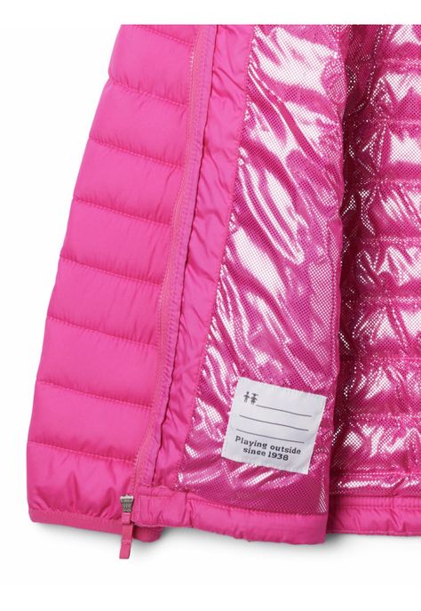 Parka Niña Powder Lite Ii Hooded Rosado-1