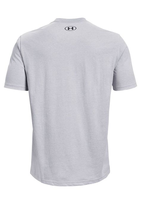 Polera manga corta UA AMB Camo Boxed Logo hombre Gris-1