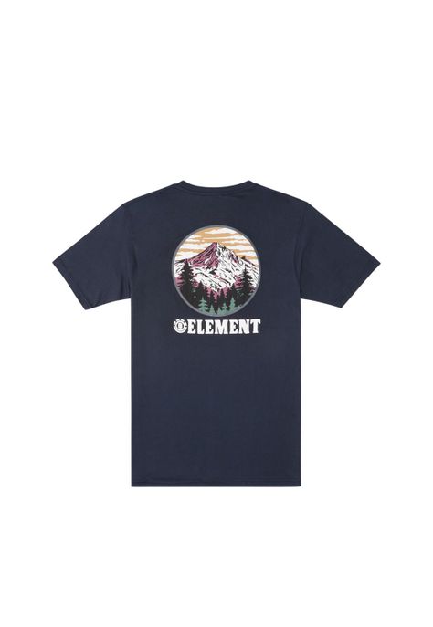 Polera M/C Hombre Timberline Ss M Tees Azul-1