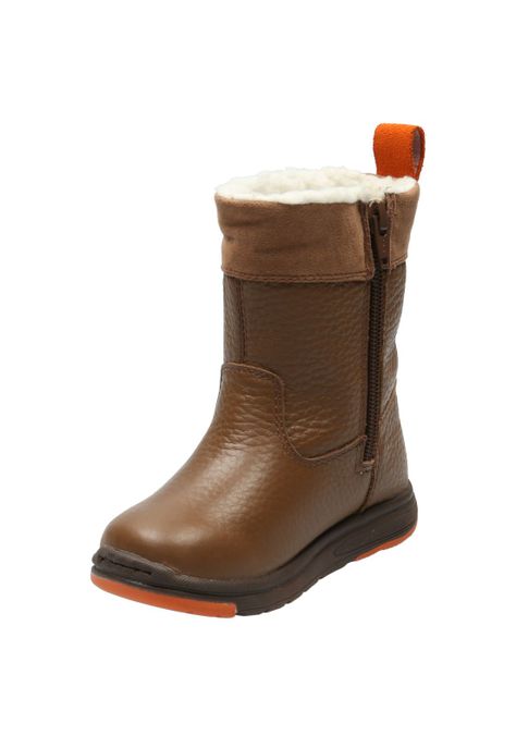 Bota Cuero Niño Yuma Pro Café (26 - 29)-3