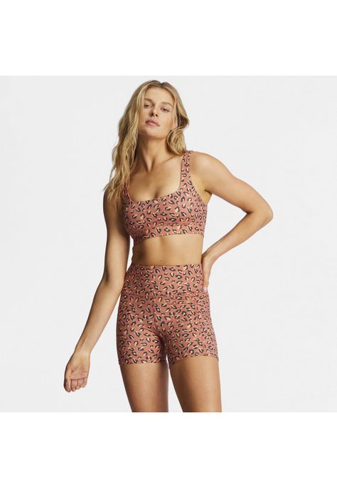 Peto Mujer Summit Bra Tank Terracota-0