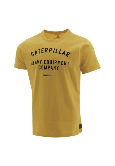 Polera M/C Hombre Work Hec Tee Amarillo-0