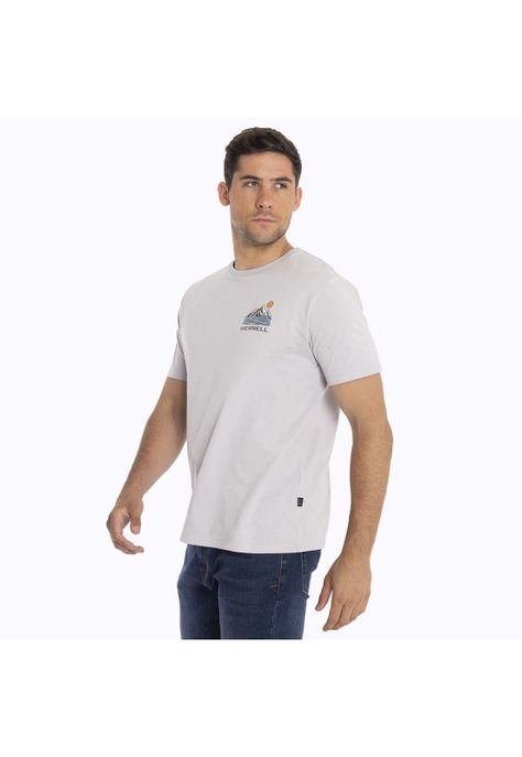 Polera Hombre Susitna Gris claro Merrell-3