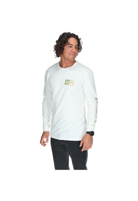 Polera M/C Hombre Shifted Ls Blanco-1