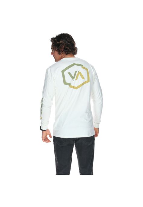 Polera M/C Hombre Shifted Ls Blanco-2