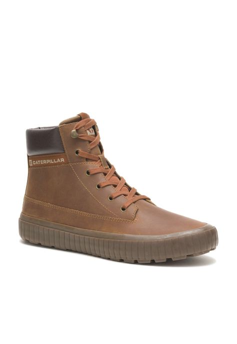 Zapatilla C/Cana Cuero Hombre Passport Hi Classic Café-0