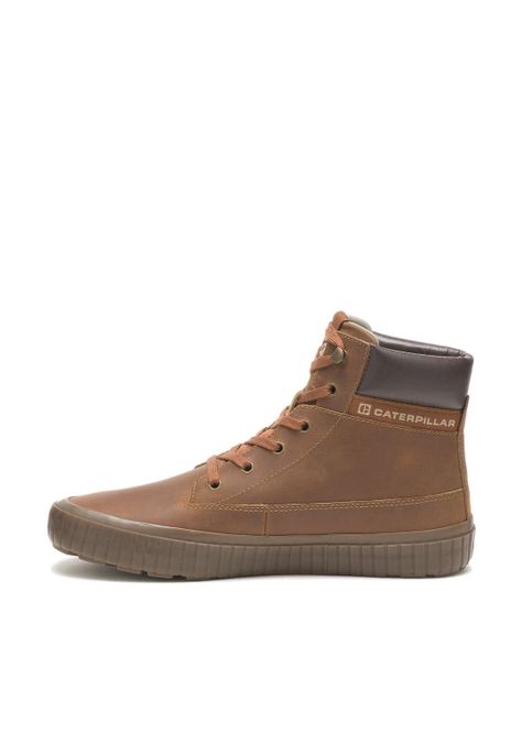 Zapatilla C/Cana Cuero Hombre Passport Hi Classic Café-1
