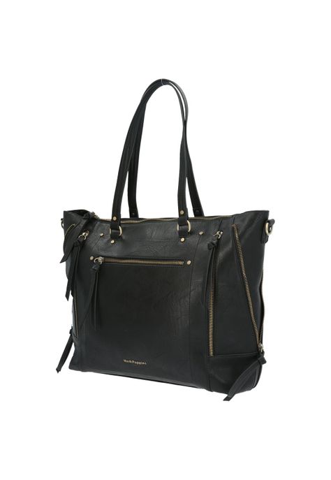 Cartera Mujer Craven Tote Negro-1