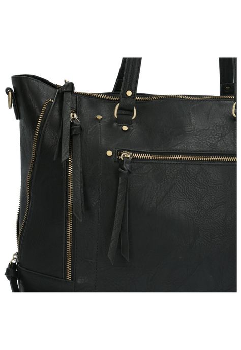 Cartera Mujer Craven Tote Negro-3