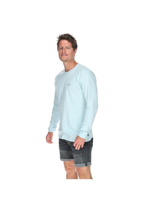 Polera M/L Hombre Performance Arch Azul-1