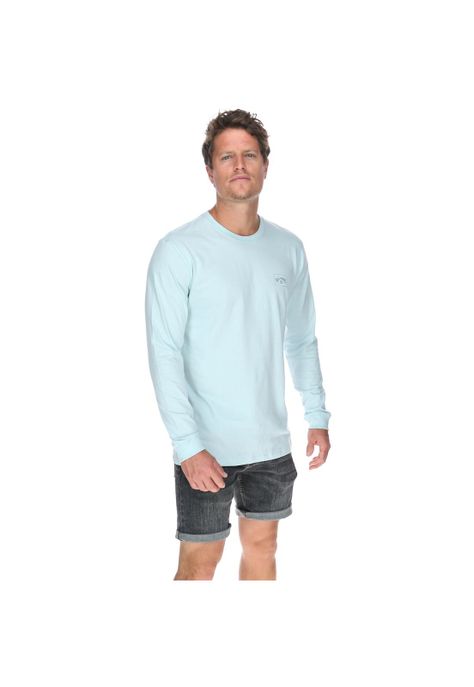 Polera M/L Hombre Performance Arch Azul-3