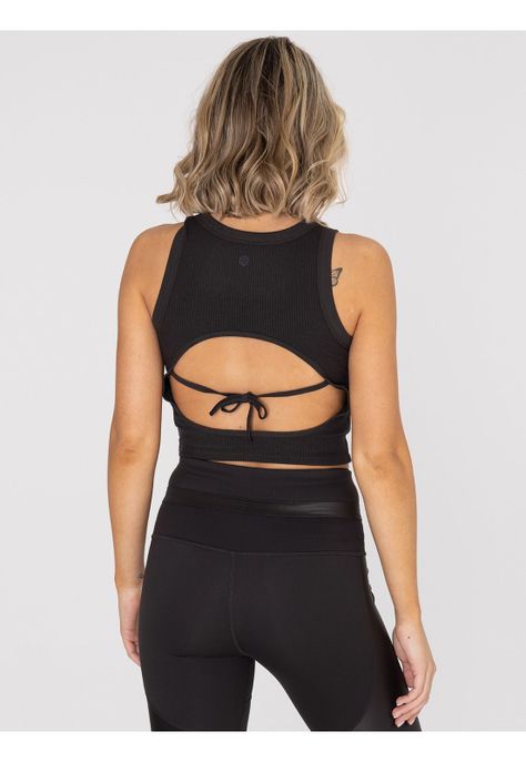 Polera deportiva Mujer Zia Negro-1