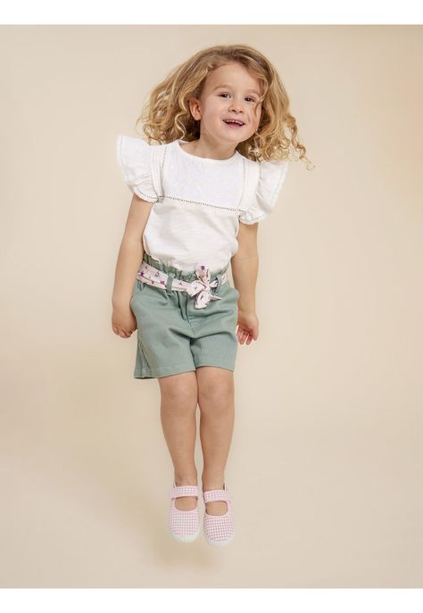 Polera Niña Azucena Beige-4