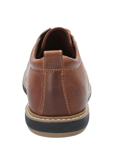 Zapato Cuero Hombre Bolo Café-6