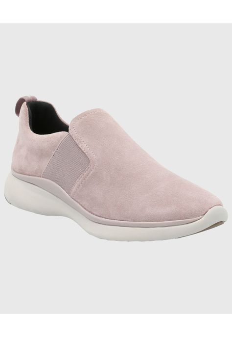 Zapatilla Cuero Mujer Sheer Rosado-0