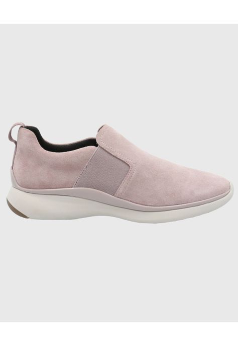 Zapatilla Cuero Mujer Sheer Rosado-1