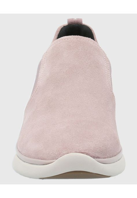 Zapatilla Cuero Mujer Sheer Rosado-3