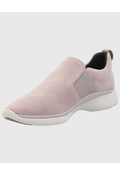 Zapatilla Cuero Mujer Sheer Rosado-4