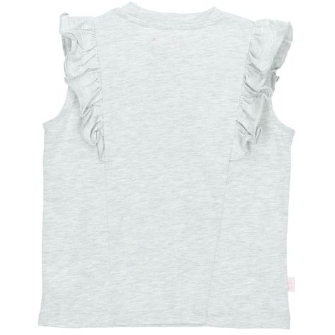 Polera M/C Niña Flecos Gris-1