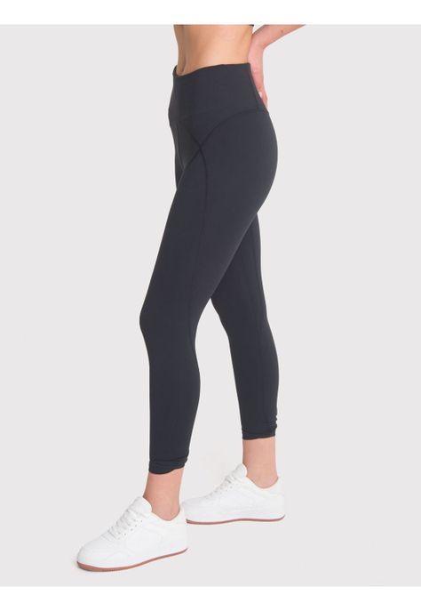 Calza deportiva 7/8 Mujer Ankle Helena Negra-4