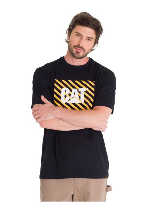 Polera Casual Everyday Workwear Hombre Negra-0