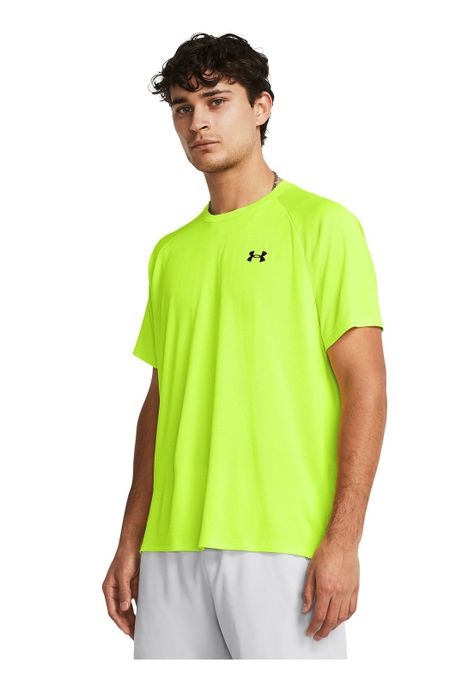 Polera manga corta UA Tech hombre Verde-0