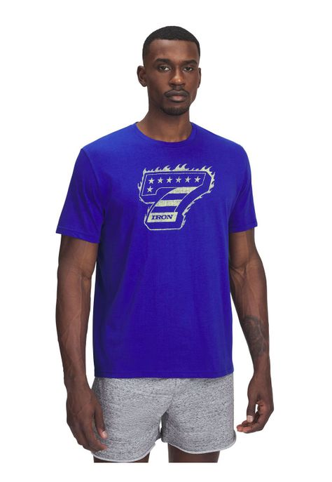Polera Manga Corta Prject Rock Hombre Azul-0