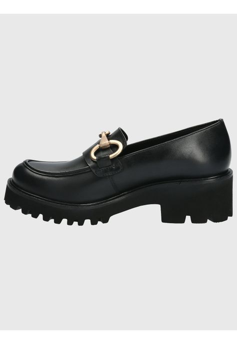 Mocasín Cuero Mujer Lani Negro-5