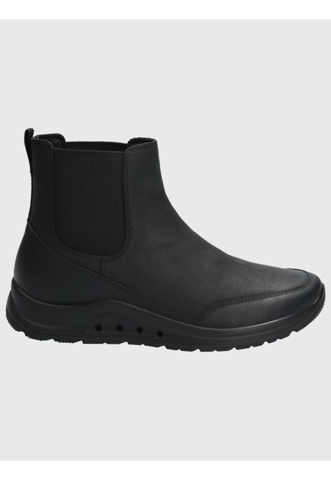 Botin Cuero Mujer Coley Negro-1