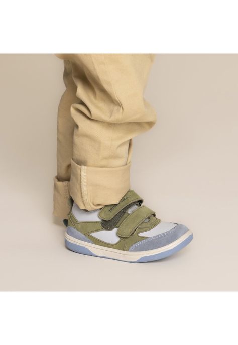 Zapatilla Cuero Lazo (26-29) Verde Niño-0